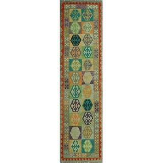 Noori Rug Sangat Mattie Grey/Rust Runner - 2'7