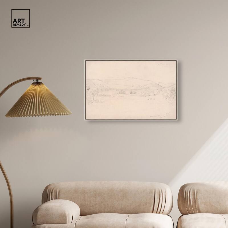 Study for View Mt. Washington Canvas by Art Remedy