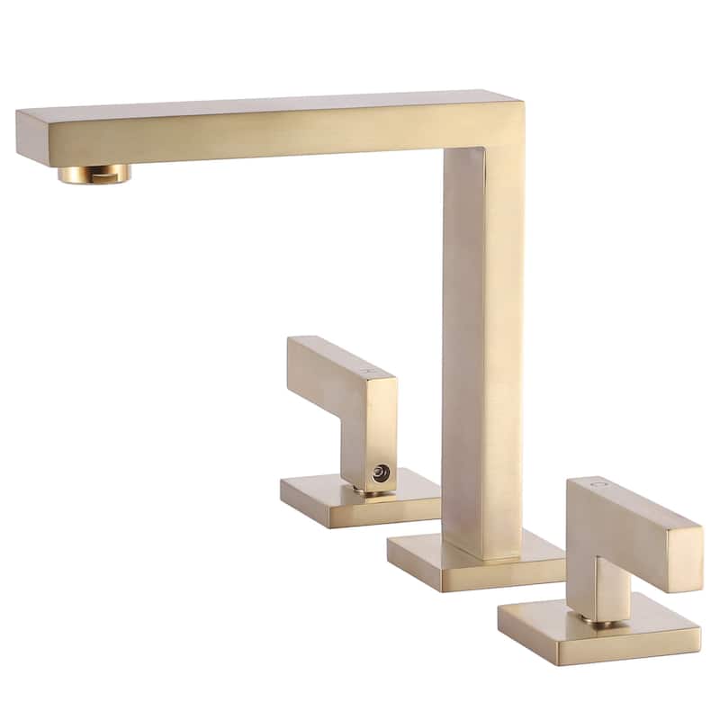 Fine Fixtures Square Bathroom Faucet, 8" Spread