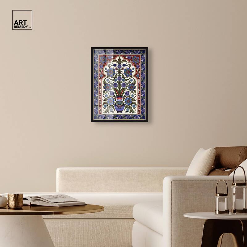 Royal Vase Bloom Shadowbox by Art Remedy