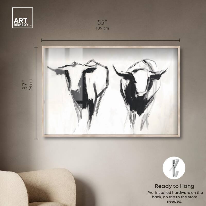 Bovine I Shadowbox by Art Remedy