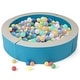 preview thumbnail 2 of 9, Detachable Foam Ball Pit with 50 Colorful Ocean Balls-Pink Blue