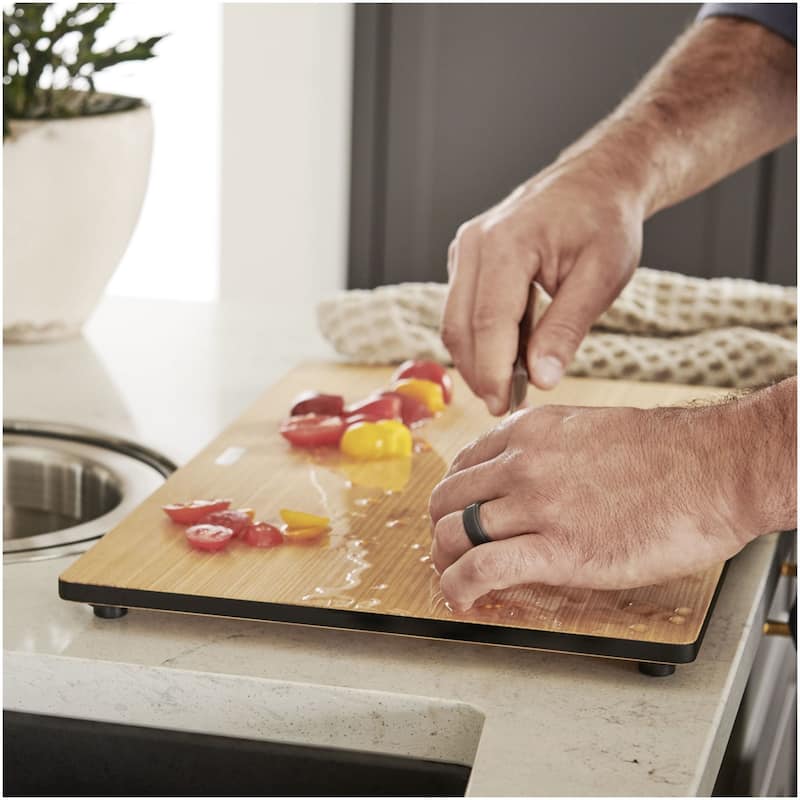 Blanco Quatrus Ash Compound Cutting Board - Wood