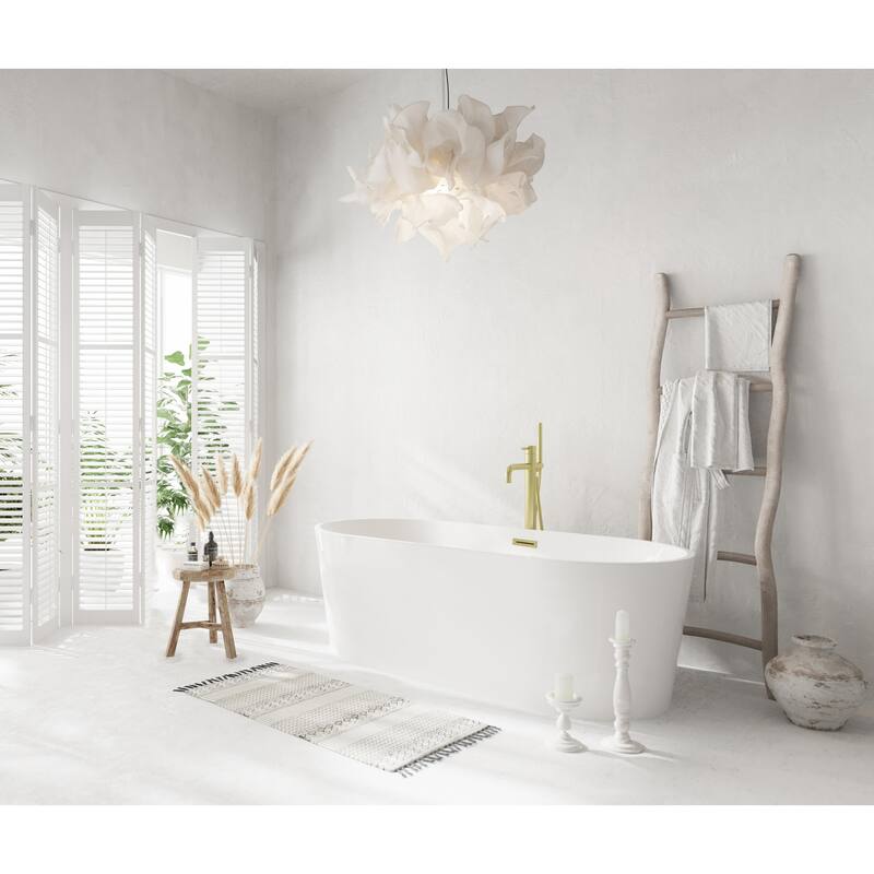 Melisande Bathtub in Glossy White