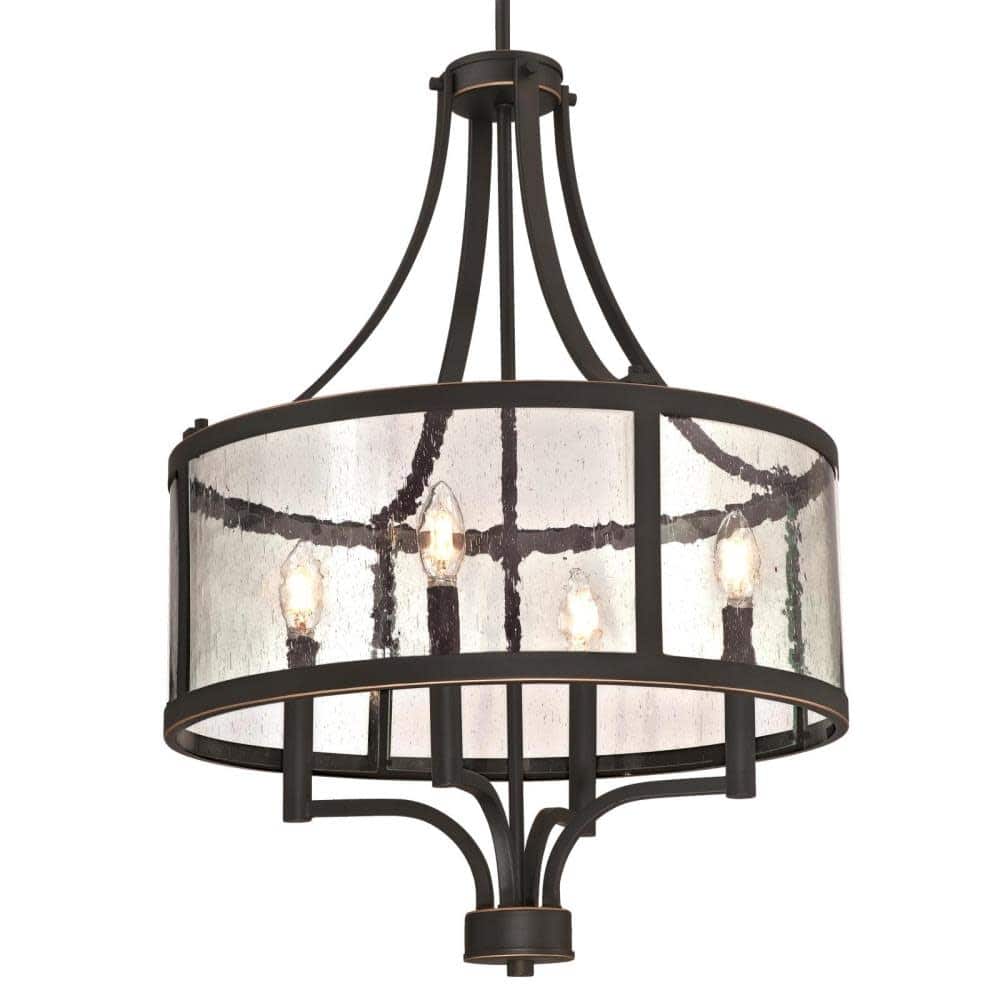 Westinghouse Belle View 4 Light 20" Wide Taper Candle Drum Chandelier