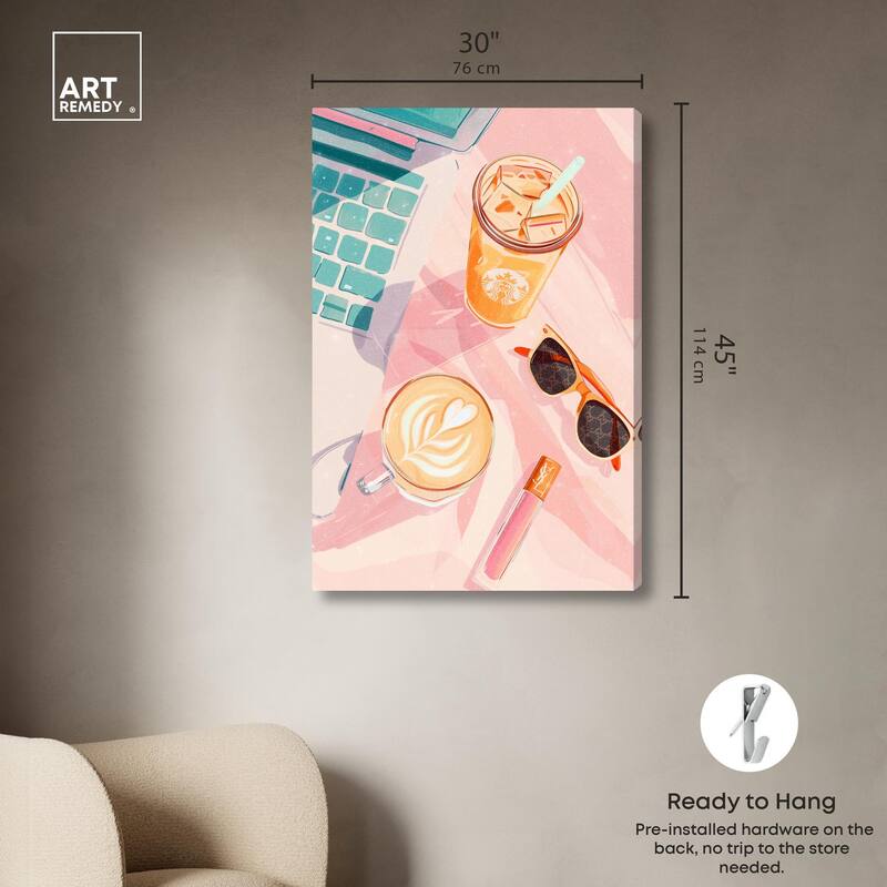 Summer Studies Canvas by Art Remedy, Gallery Wrapped