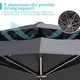 preview thumbnail 23 of 30, VredHom 11.5 Ft Round Cantilever Patio Umbrella with Cross Base