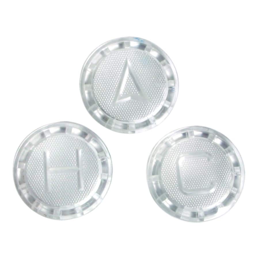 Pfister 131322 1/4" Hot/Cold Plastic Button Set for Handles