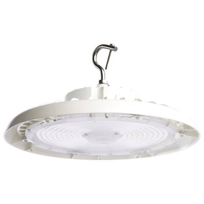 200 Watt UFO LED High Bay 5000K 28800 Lumens 120-277 Volt White Finish