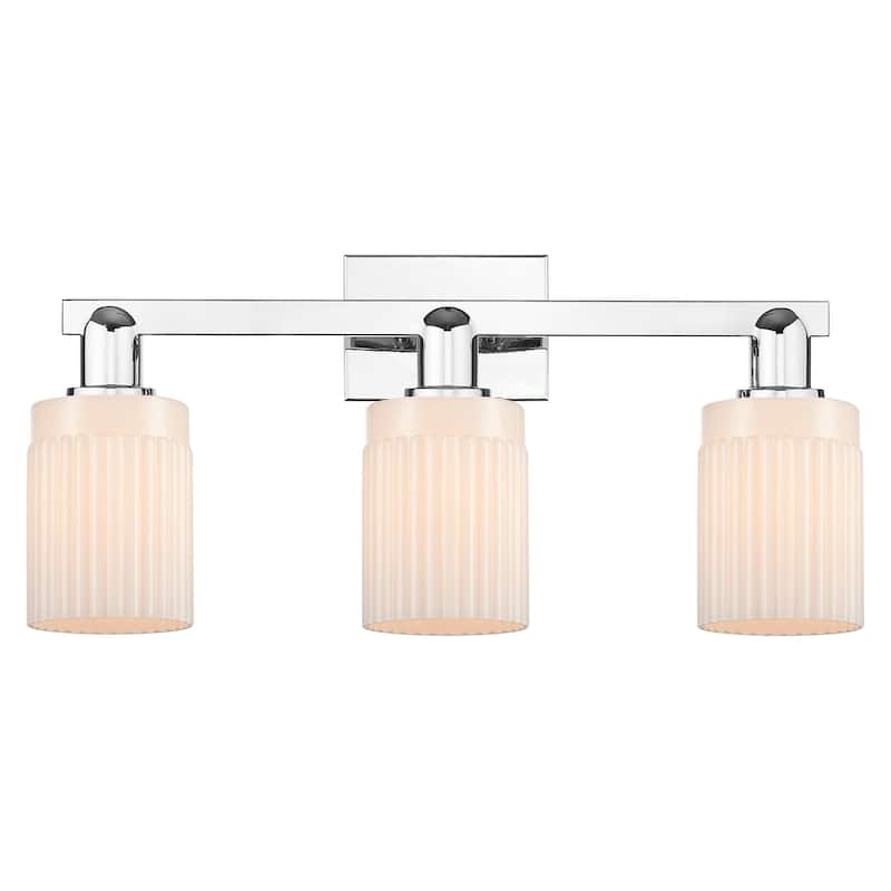 Innovations Lighting 716-3W-11-24 Hadley Vanity Hadley 3 Light 24" - Polished Chrome / Matte White