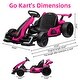 preview thumbnail 22 of 28, Go Karts for Kids,24V Electric Go Kart with 2 * 150W Powerful Motors