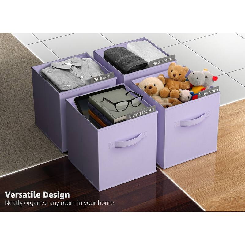 Sorbus 13" Foldable Storage Cube Basket Lightweight Organization Solutions - Single Pack - 13" L x 13" W x 13" H