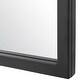 preview thumbnail 6 of 5, Arch Framed Wall Mirror - 40" - Matte Black Finish