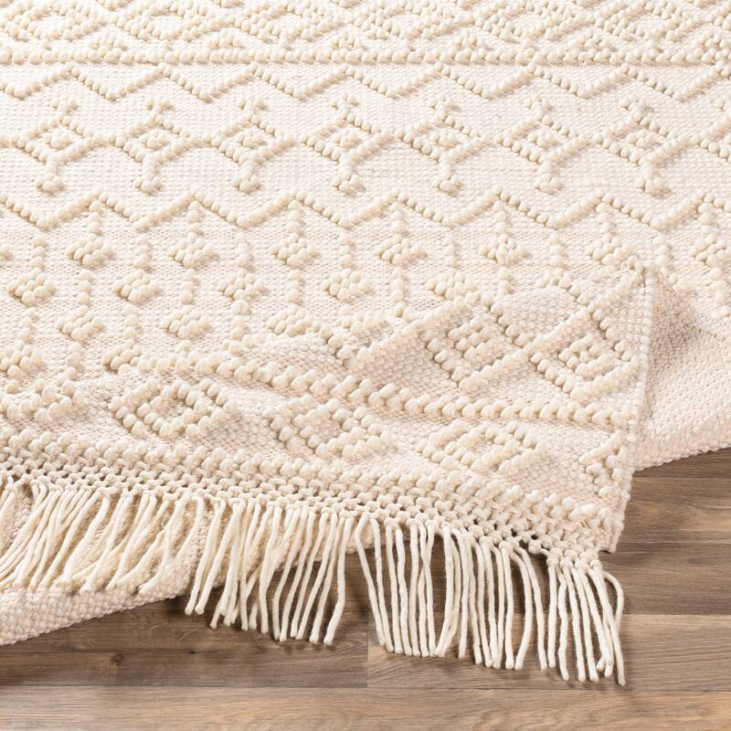 Livabliss Capetian Handmade Modern Farmhouse Wool Area Rug