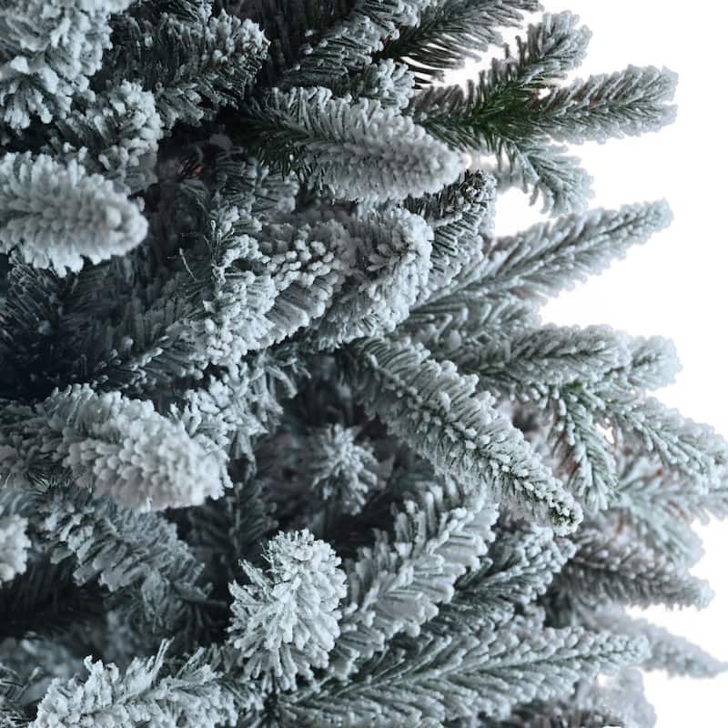 7FT PE/PVC Mixed Flocking Automatic Tree Environmentally Friendly