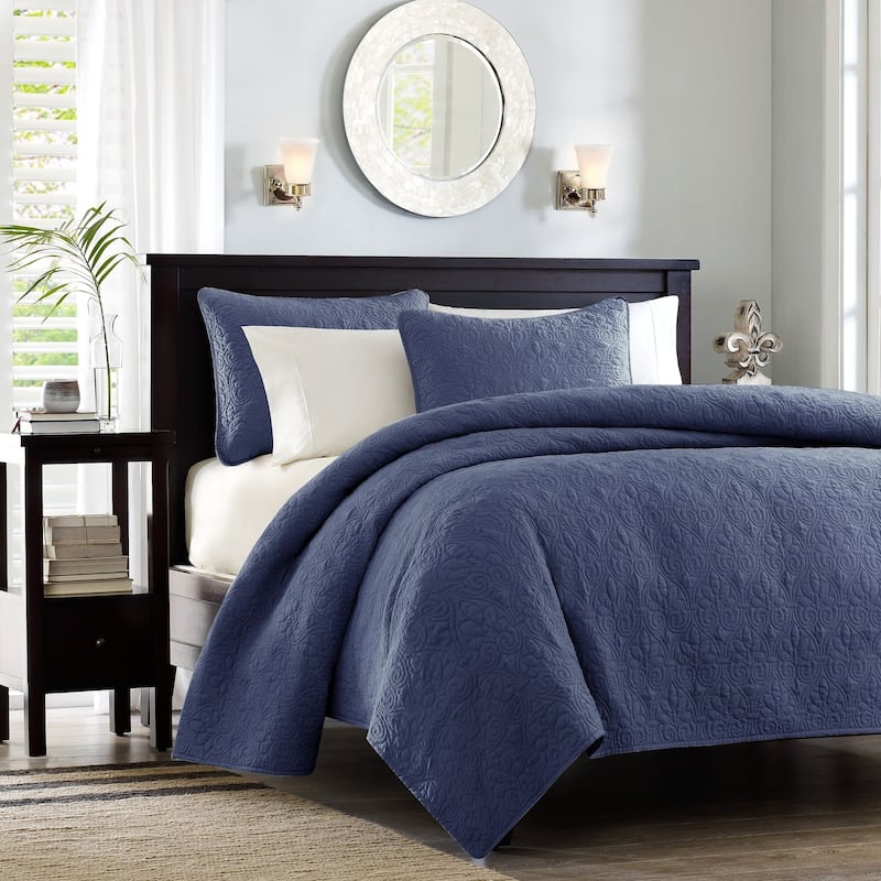 Madison Park Mansfield Reversible Quilt Set