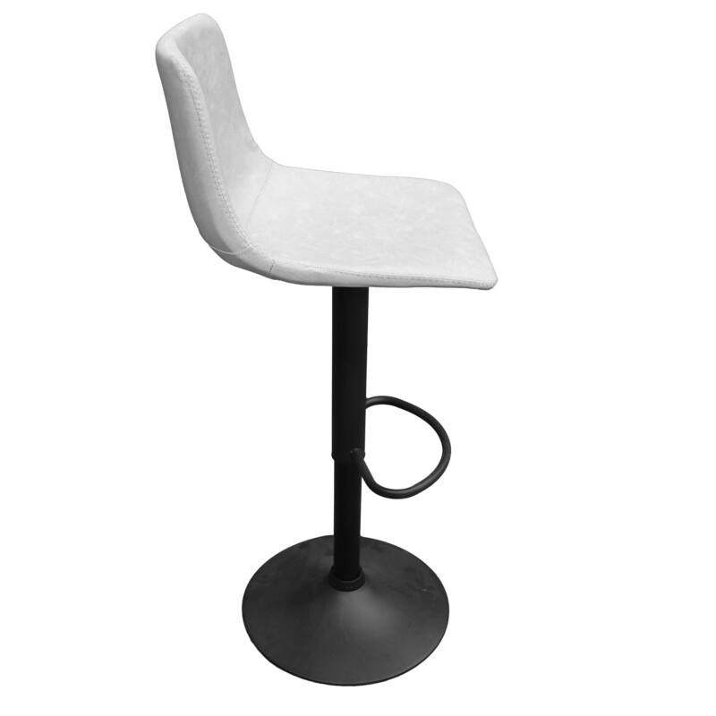 Tilbury Mid-Century Swivel Adjustable Bar Stool Set of 2 by LeisureMod - 32.2