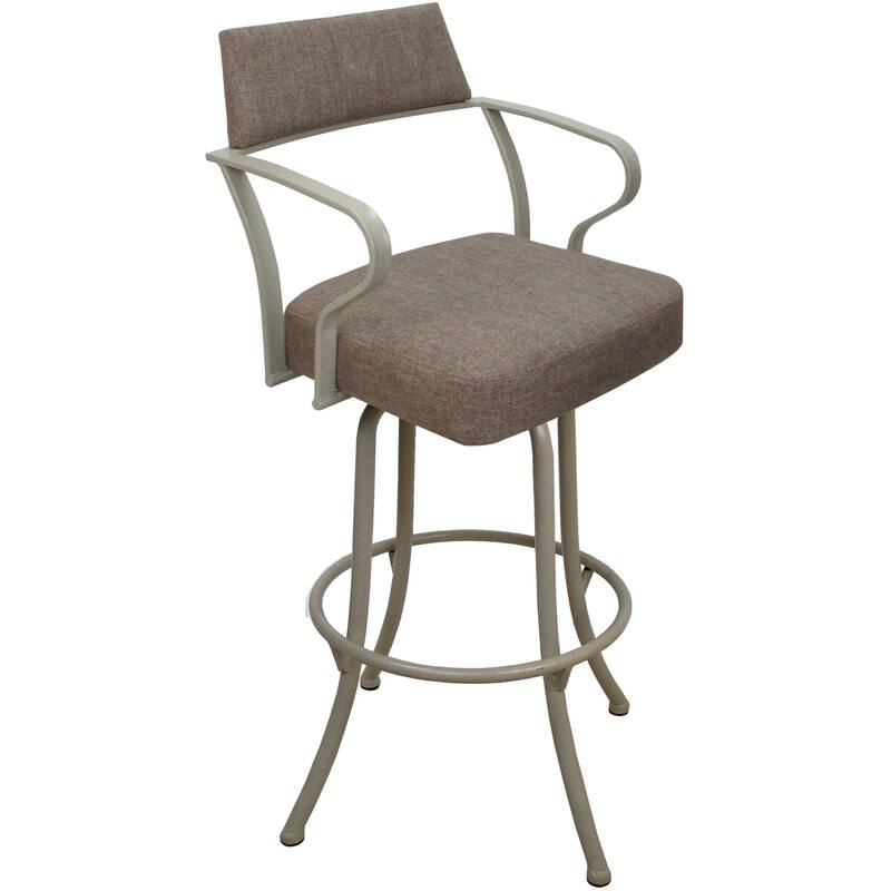 Carolina Extra Tall 34" Swivel Metal Spectator Bar Stool - 34" Seat Height