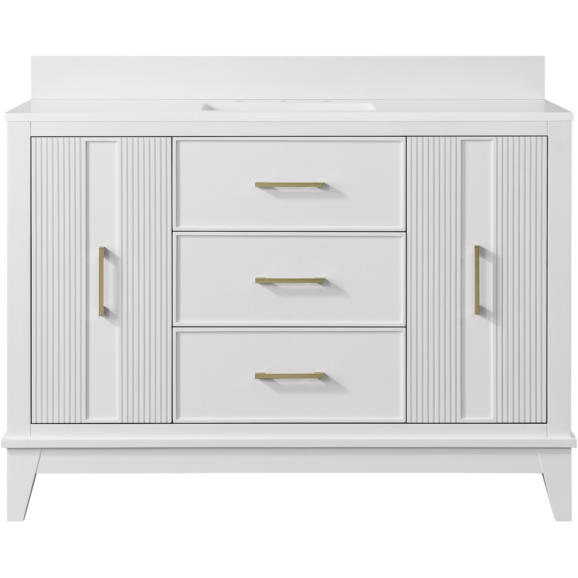 Miseno MN525V48 Fenwick 48" Free Standing Single Basin Vanity Set with