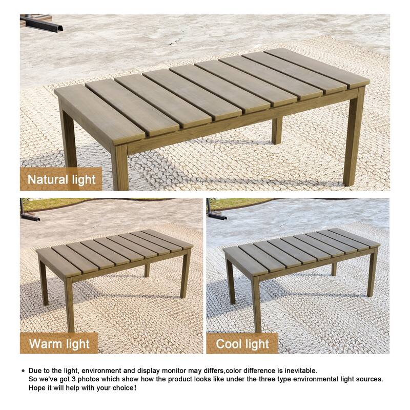 Outdoor Patio Teak Wood Side Table Coffee Table