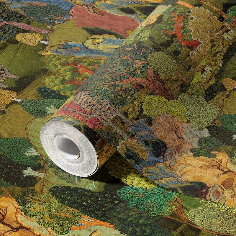 Vintage Woodland Tapestry Wallpaper Mural