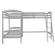 preview thumbnail 23 of 25, Both Stylish and Durable Versatility Twin L-Shaped Solid Pine Wood Bunk Bed and Loft Bed,A Wonderful Bed For 3