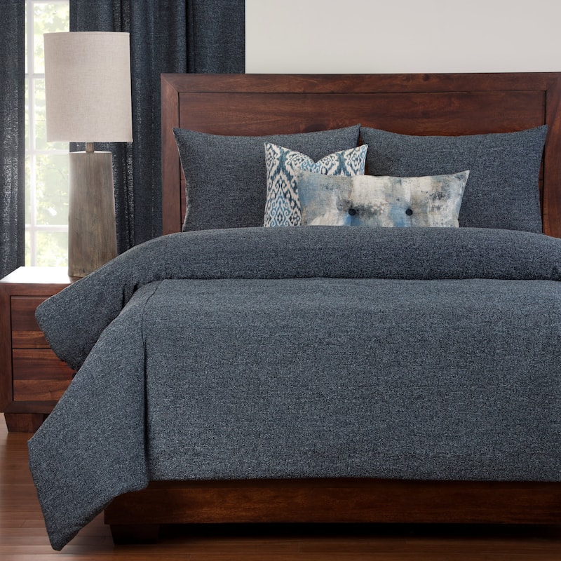 Belmont Luxury Duvet Set with Comforter Insert - Blue Eyes - Full