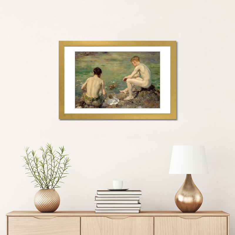 iCanvas "Three Companions" by Henry Scott Tuke