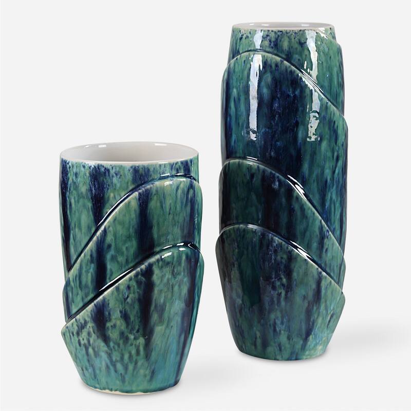 Uttermost Tranquil Duo, Vases, Set of 2