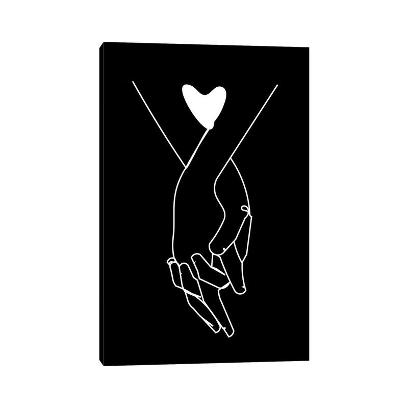 iCanvas "Holding Hands" by Kiki C Landon Canvas Print