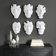 preview thumbnail 2 of 4, Uttermost Self-Portrait White Mask Wall Decor, Set Of 6
