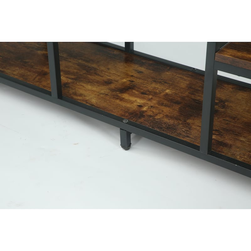 TV Stand for Televisions up to 80 Inches with Storage Shelves