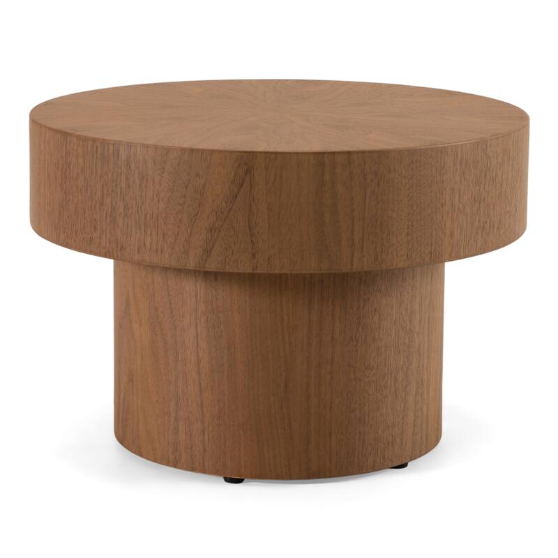 Modrest Larch Modern Walnut Nesting Table Set