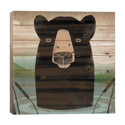 Skinny Dip Print On Wood by Ryan Fowler - Multi-Color