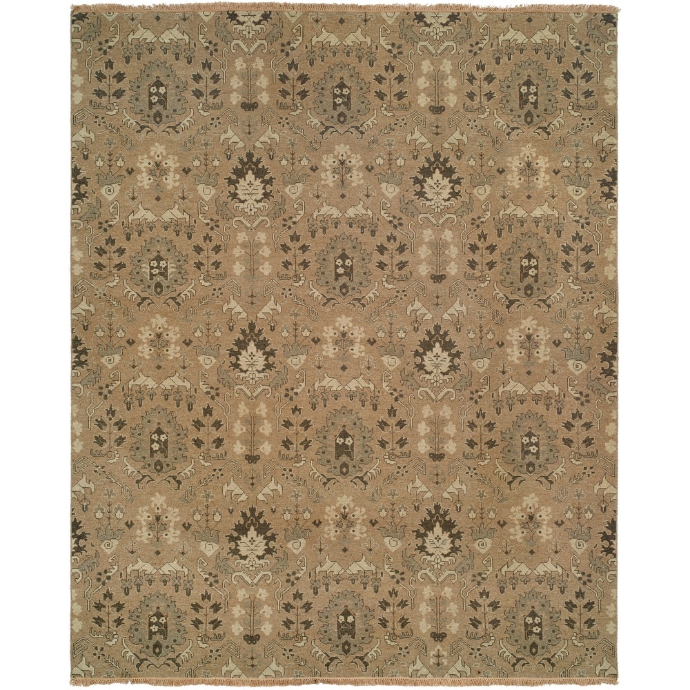 Traditional Multi-Colored Flatweave Wool Area Rug