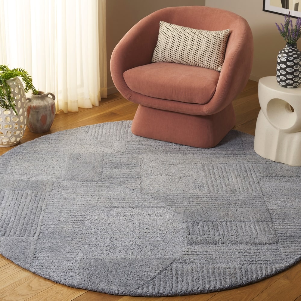 SAFAVIEH Handmade Harvest Valbona Modern Contemporary Wool Rug