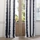 preview thumbnail 16 of 33, Exclusive Fabrics Flambe Striped Pattern Room Darkening Curtain Panel Pair (2 Panels)