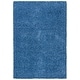 preview thumbnail 84 of 89, SAFAVIEH Evolution Shag Gwenaele Solid 1.8-inch Thick Rug 5'3" x 7'6" - Blue - Rectangle