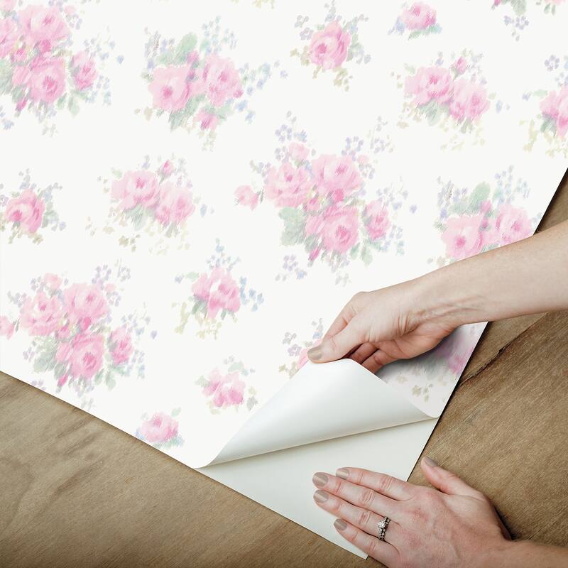 LoveShackFancy Pasadena Ikat Breezy Pastel Peel and Stick Wallpaper