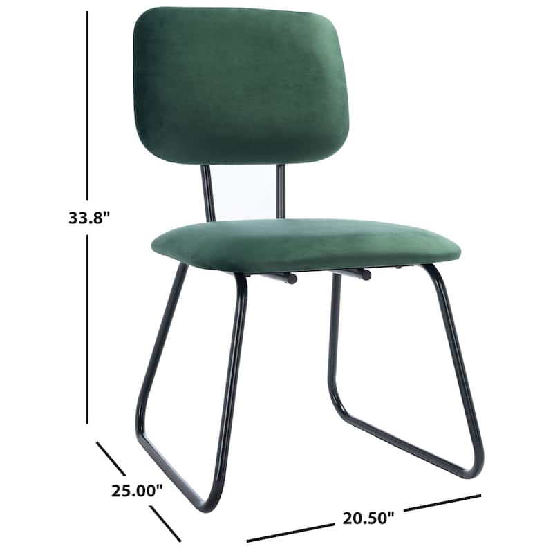 SAFAVIEH Gular Modern Side Chair (Set of 2) - 20.5" W x 25" L x 33.8" H - 21Wx25Dx34H