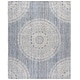 preview thumbnail 41 of 39, SAFAVIEH Handmade Ebony Dialita Medallion Wool Rug 10' x 14' - Blue/Ivory - Rectangle