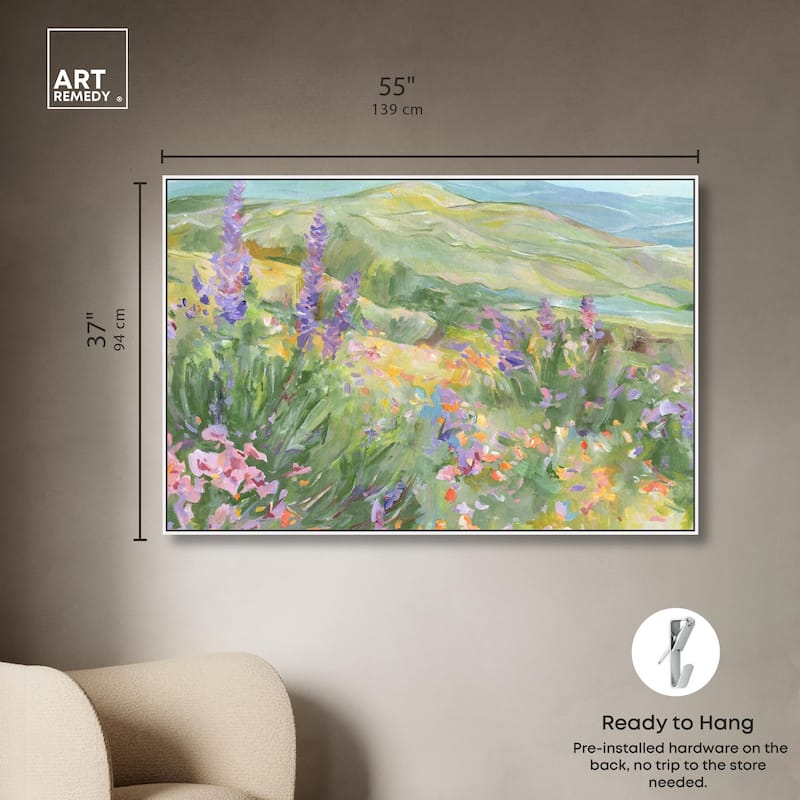 Blooming Fields Canvas by Art Remedy