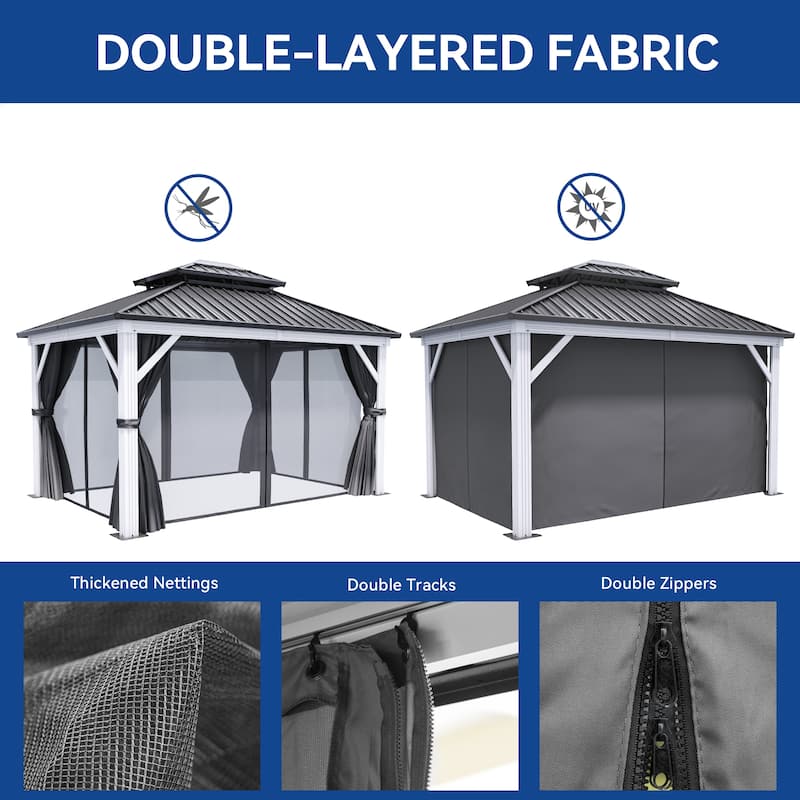Outdoor Metal Canopy Gazebo