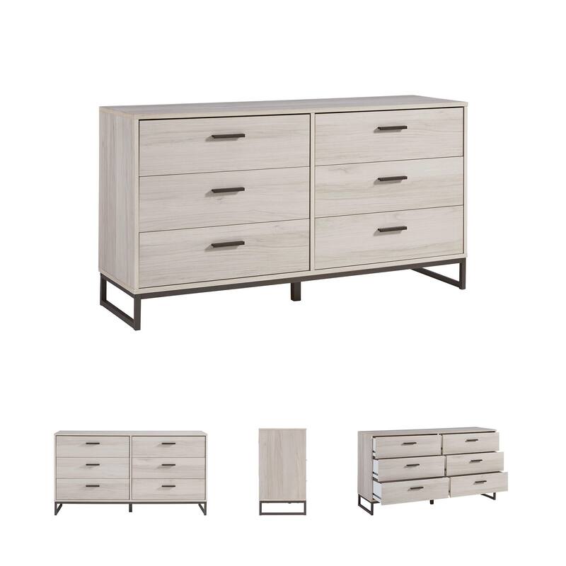 Ashley Furniture Socalle Light Natural 6 Drawer Dresser