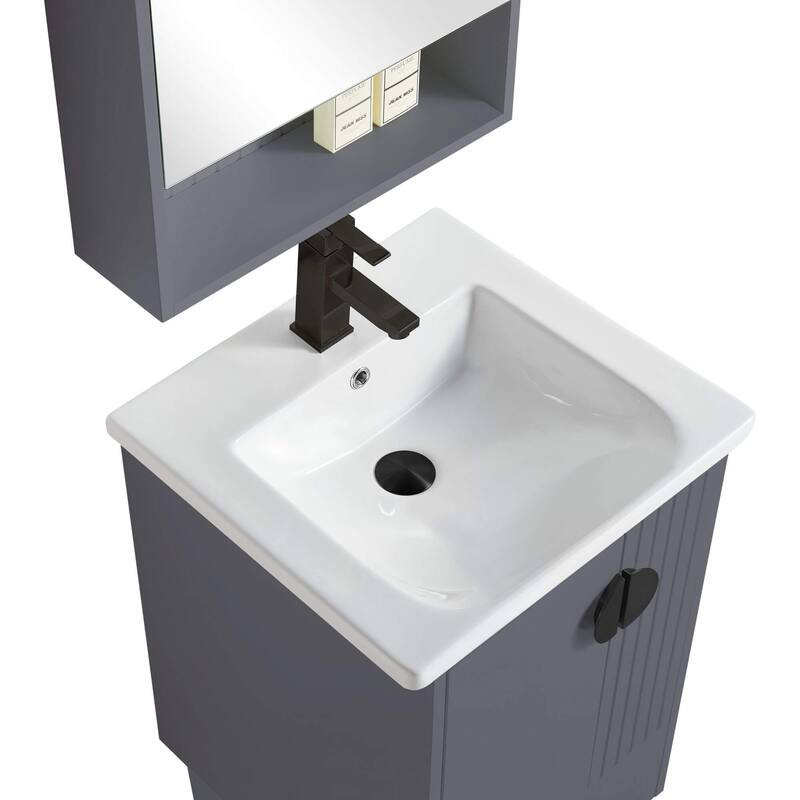 Venezian Single Bathroom Vanity with Sink
