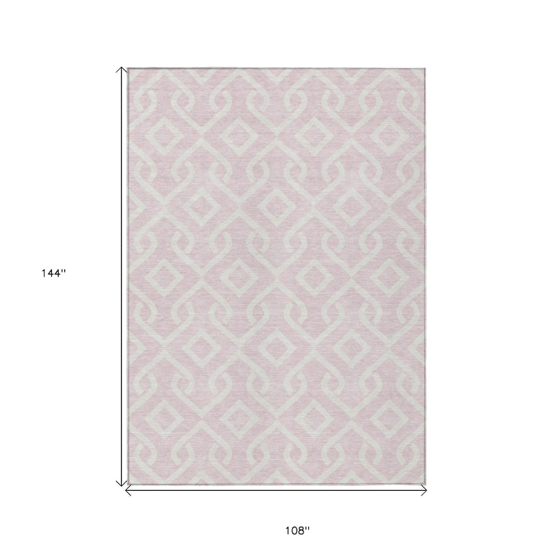 HomeRoots Geometric Transitional Rectangle Outdoor Rug