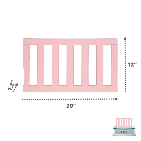 dimension image slide 1 of 9, Dream On Me Convertible Crib Toddler Guard Rail