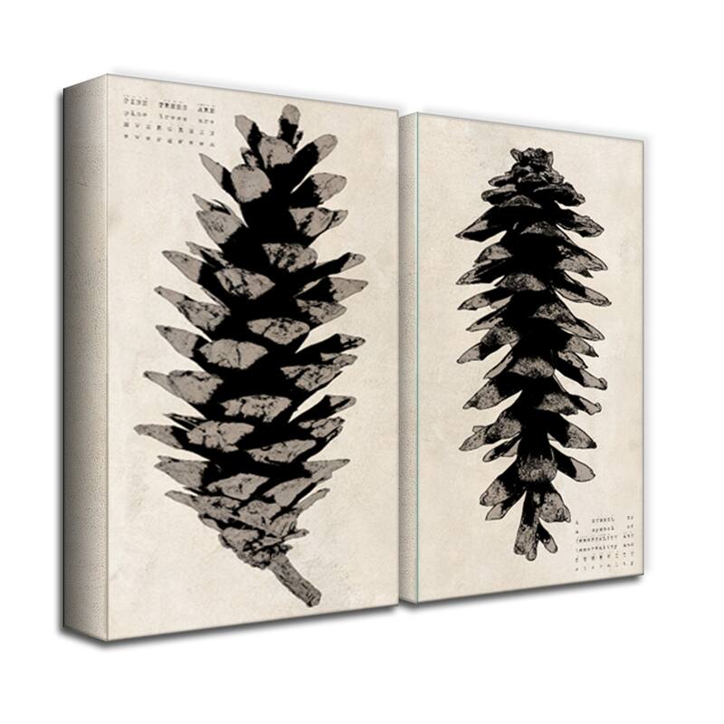 'Poetica II' Wrapped Canvas Wall Art