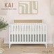 preview thumbnail 3 of 3, Dream On Me Kai Convertible Crib, White+Natural - White + Natural