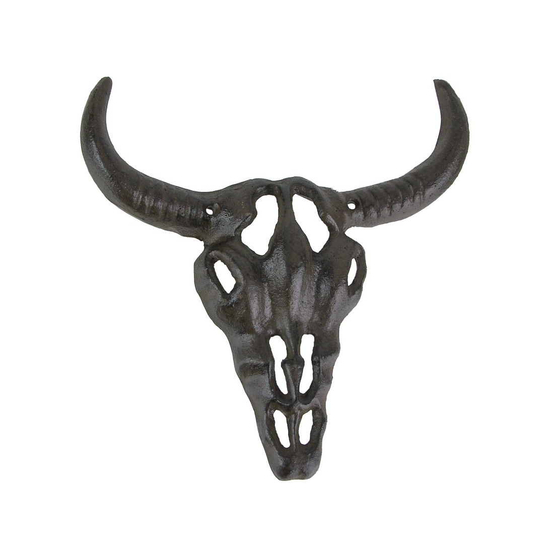Shop Rustic Cast Iron Cow Skull Wall Hanging Long Horn Sculpture